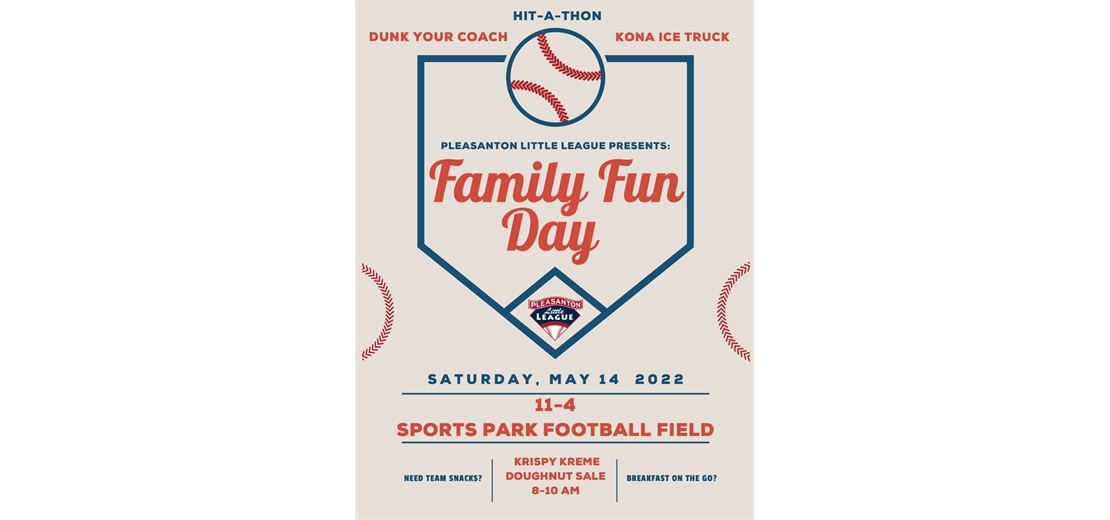 Pleasanton Little League Family Fun Day 2022