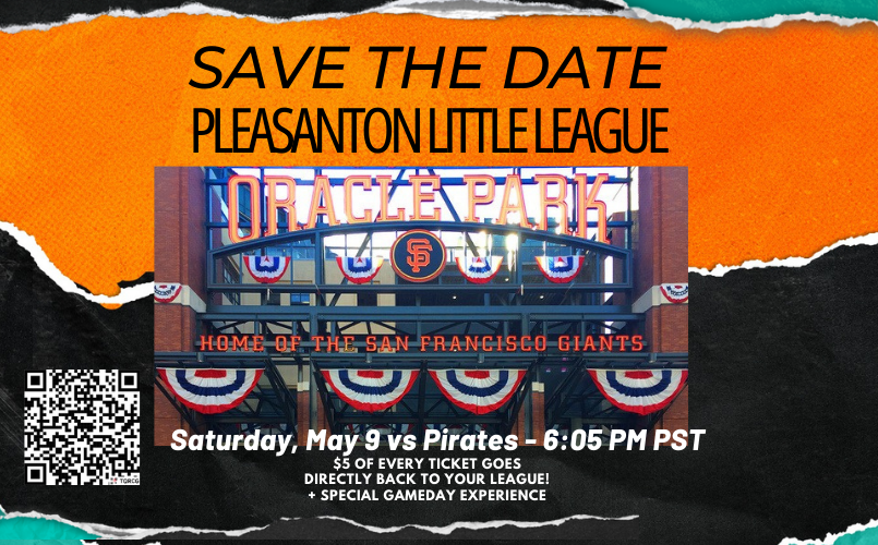 Pleasanton Little League Day at Oracle Park